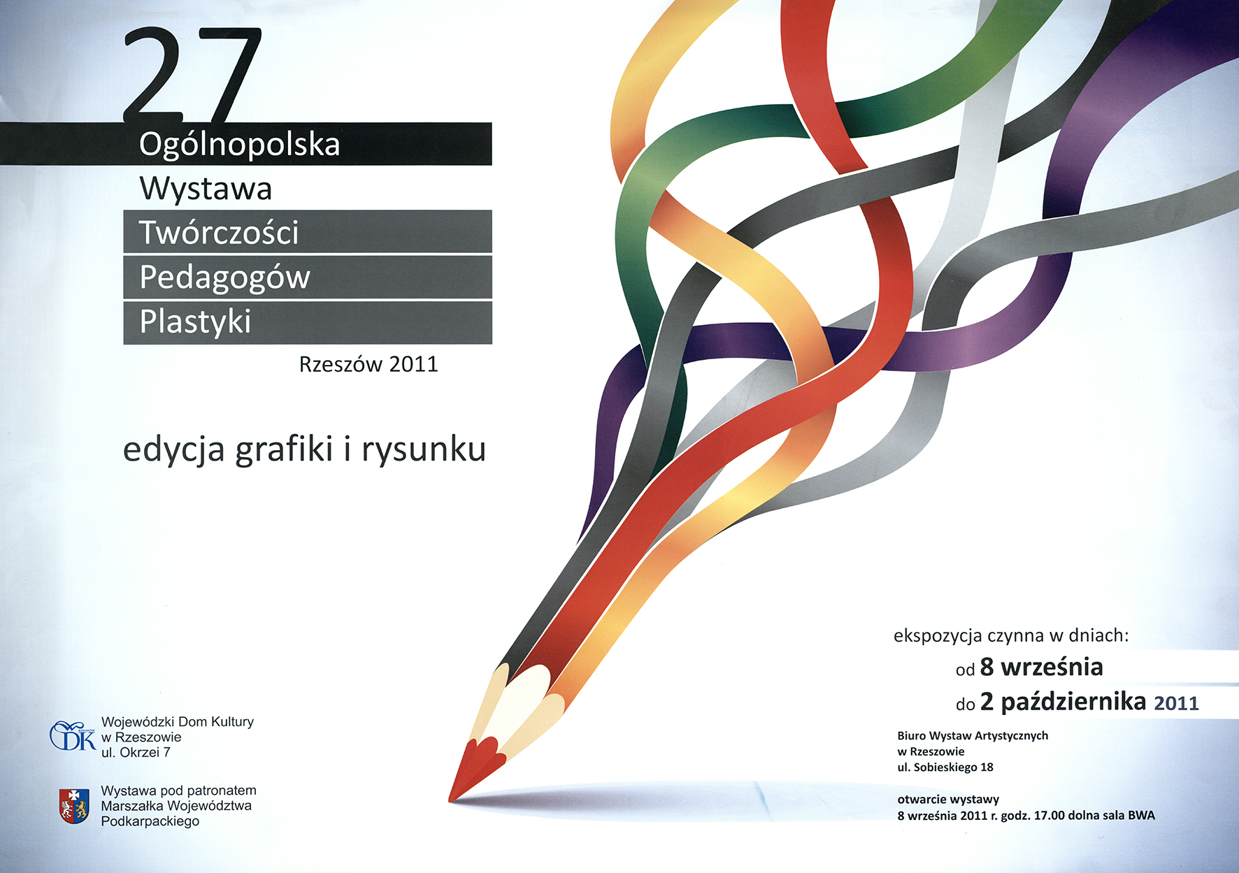 zdjęcie plakatu - 27 Ogólnopolska Wystawa Twórczości Pedagogów Plastyki